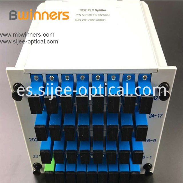 Insertion Module 1x32 Plc Splitter With Sc Upc Connector